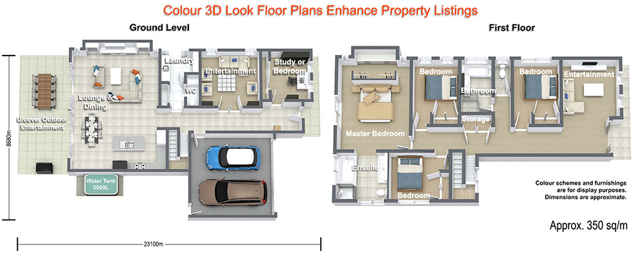 Rainbow Beach Real Estate Floor Plan Service