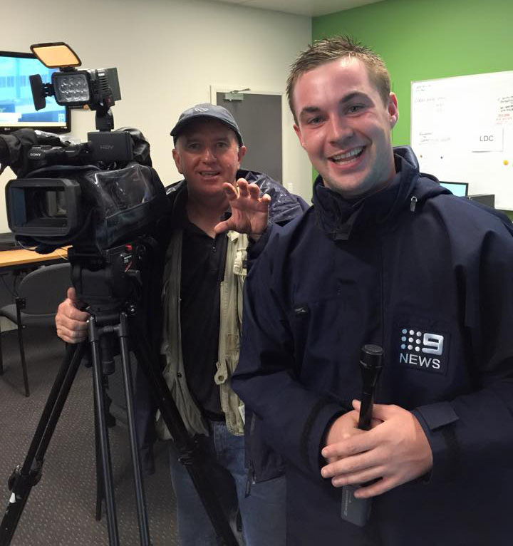 Hervey Bay cameraman John Wilson